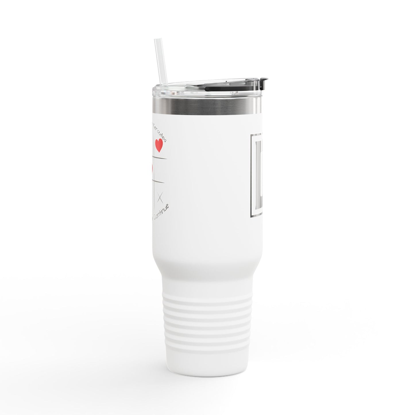 Travel Mug - Dreams Always Continue 'No Losses, Just Reroutes' Insulated 40oz