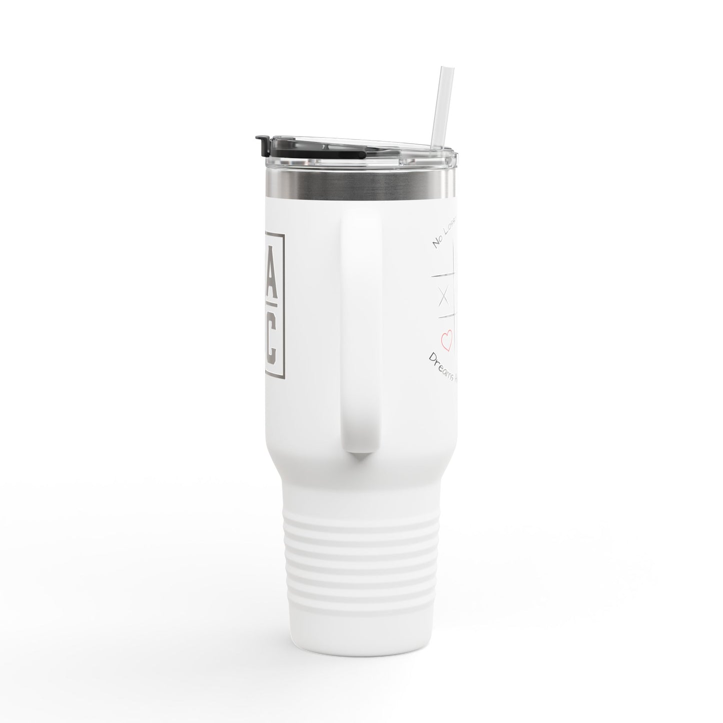 Travel Mug - Dreams Always Continue 'No Losses, Just Reroutes' Insulated 40oz