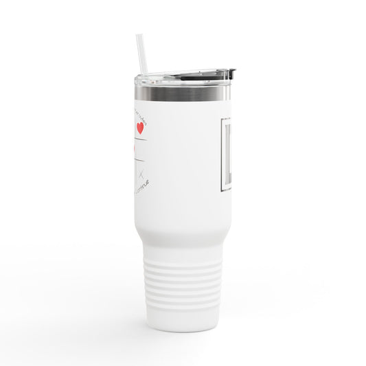 Travel Mug - Dreams Always Continue 'No Losses, Just Reroutes' Insulated 40oz